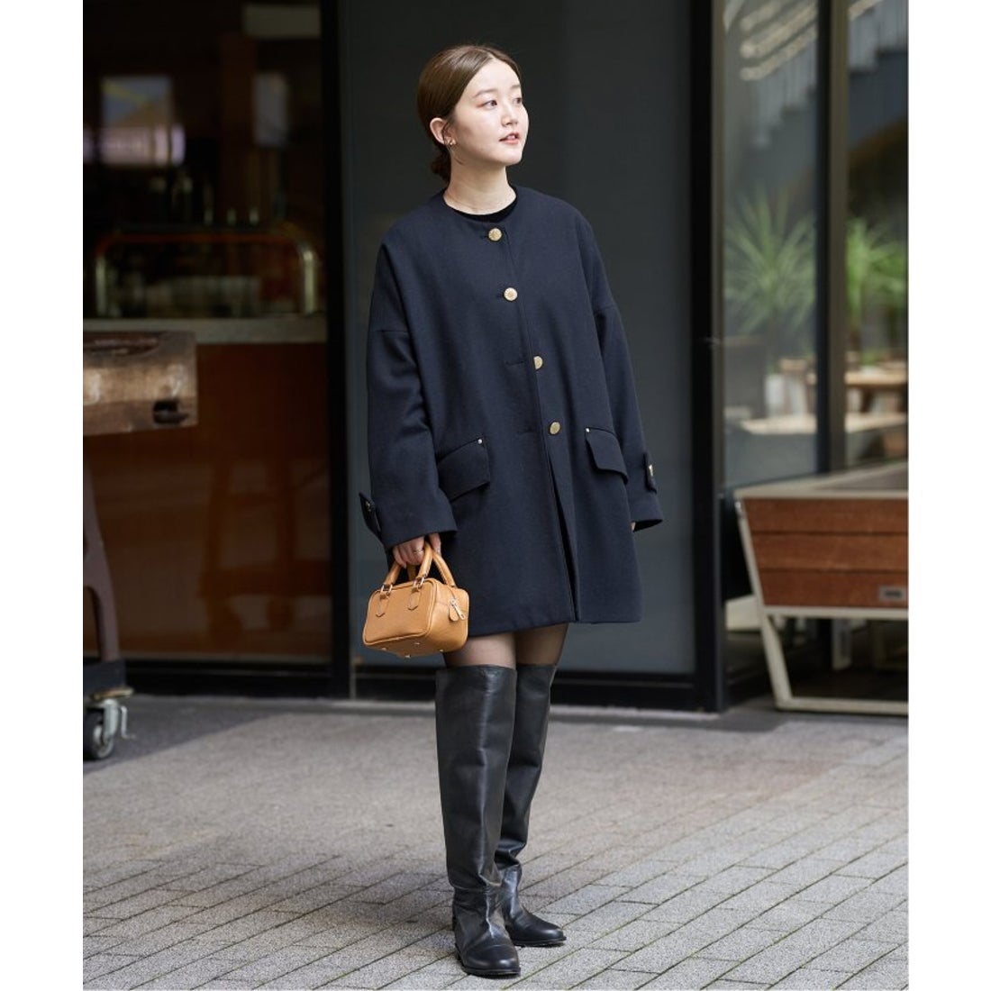 イエナ IENA MACKINTOSH/マッキントッシュ 別注 HUMBIE ノーカラー