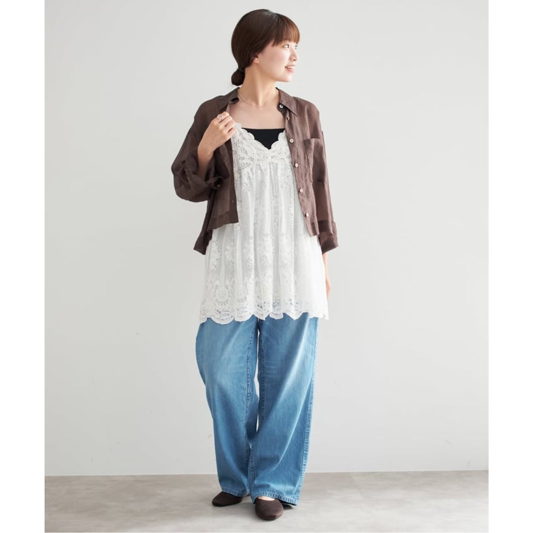 イエナ IENA 《追加予約》アンティークチュールバテンキャミ