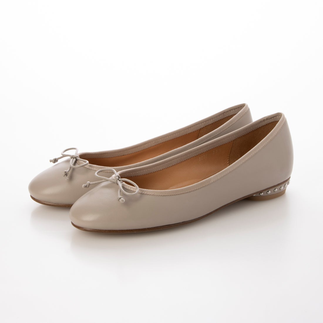 ジェイアンドエムデヴィッドソン J&M DAVIDSON スタッズヒールバレエ