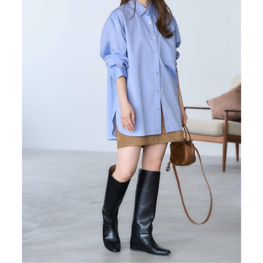 ル タロン LE TALON 《追加予約4》2cmワイドシャフトロングブーツ