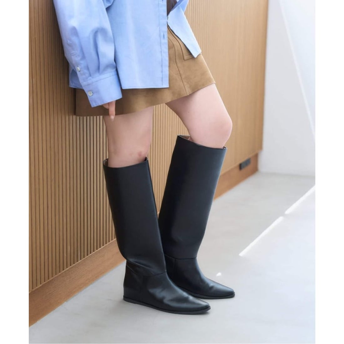 ル タロン LE TALON 《追加予約4》2cmワイドシャフトロングブーツ