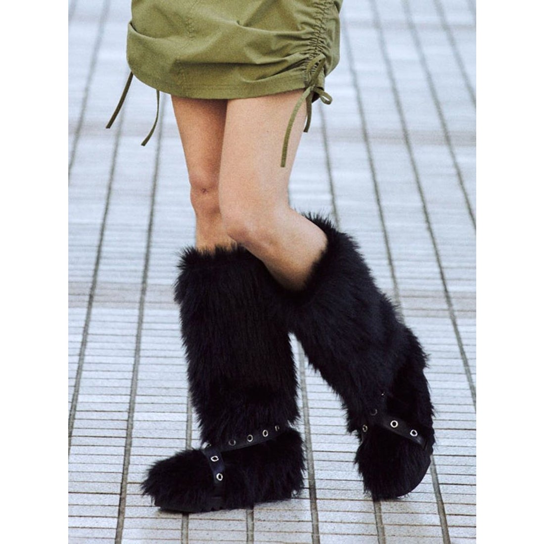 jouetie ベルトファーブーツ（ブラック） -靴＆ファッション通販