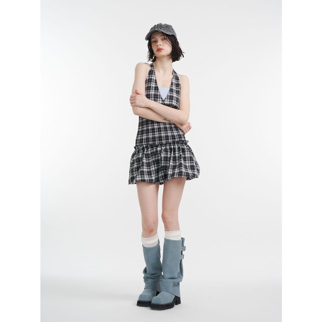 ジュエティ jouetie ベルトカバーブーツ （ブルー） -ファッション通販