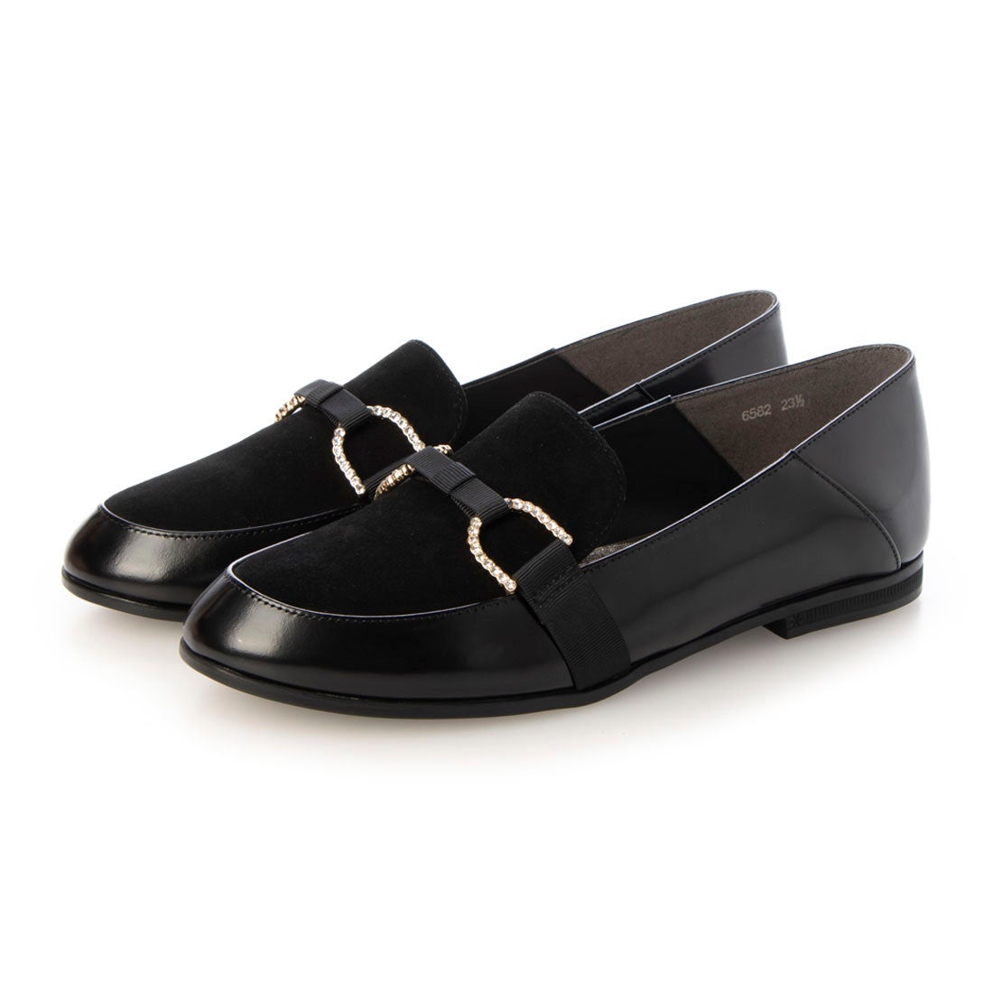 ジル スチュアート JILL STUART ビットスリッポンシューズ （ブラック