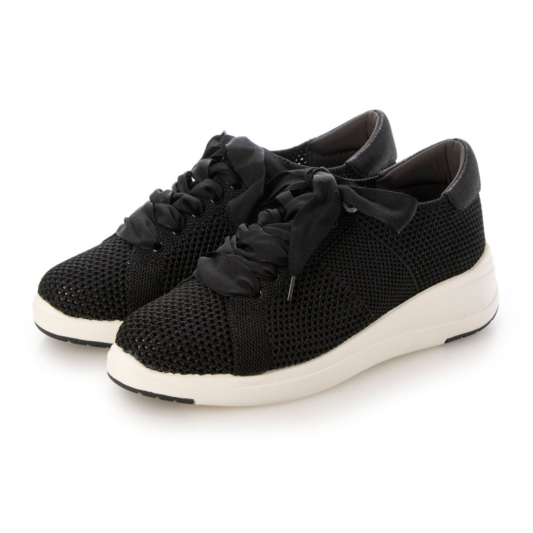 ジル スチュアート JILL STUART メッシュニットレースアップスニーカー