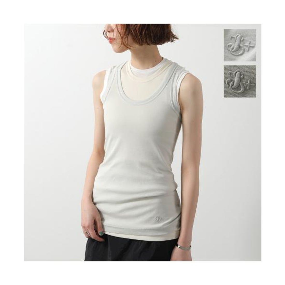 ジルサンダー Jil Sander JIL SANDER+ タンクトップ J40FV0106 JTN356