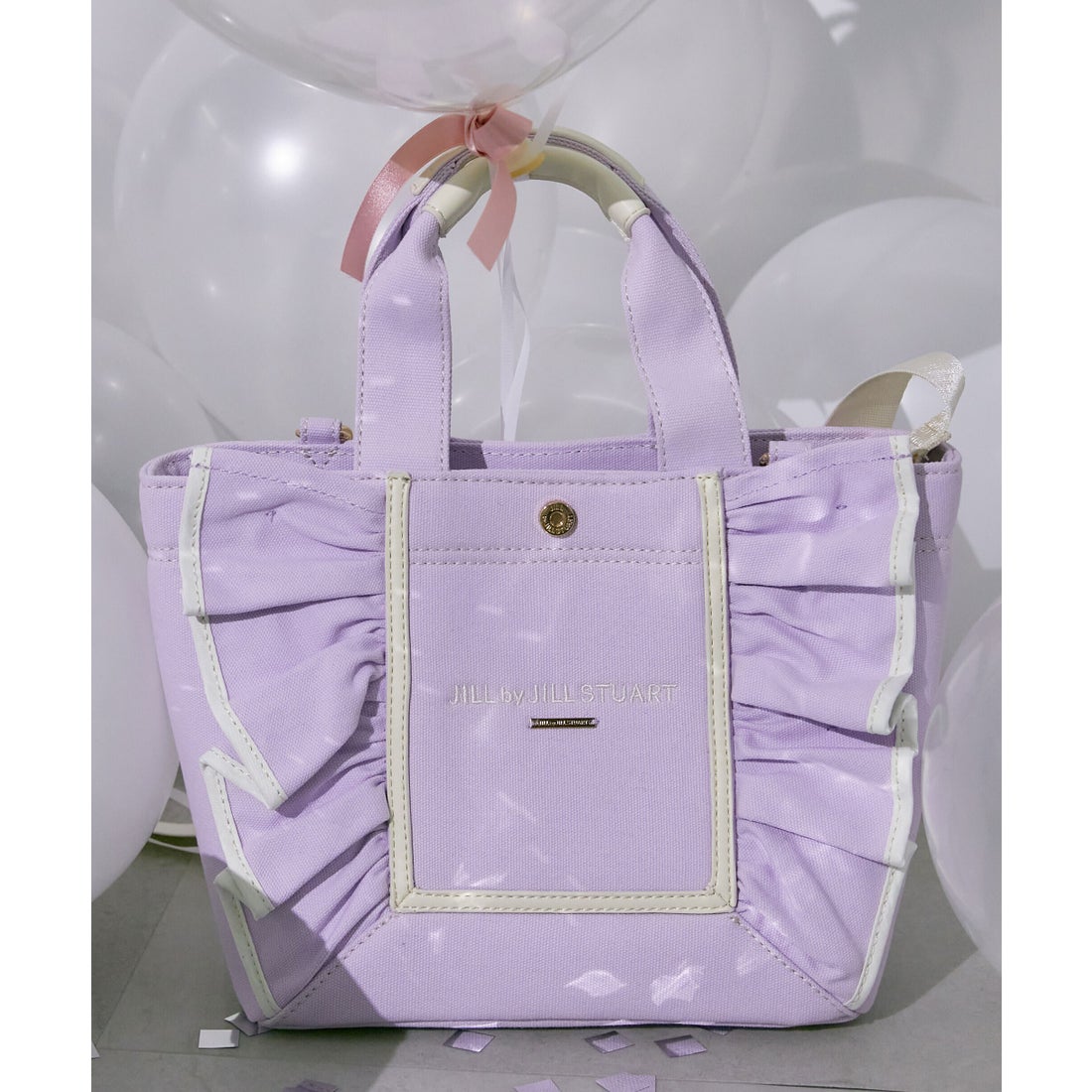 ジルバイジルスチュアート JILL by JILLSTUART フレームフリルトート小