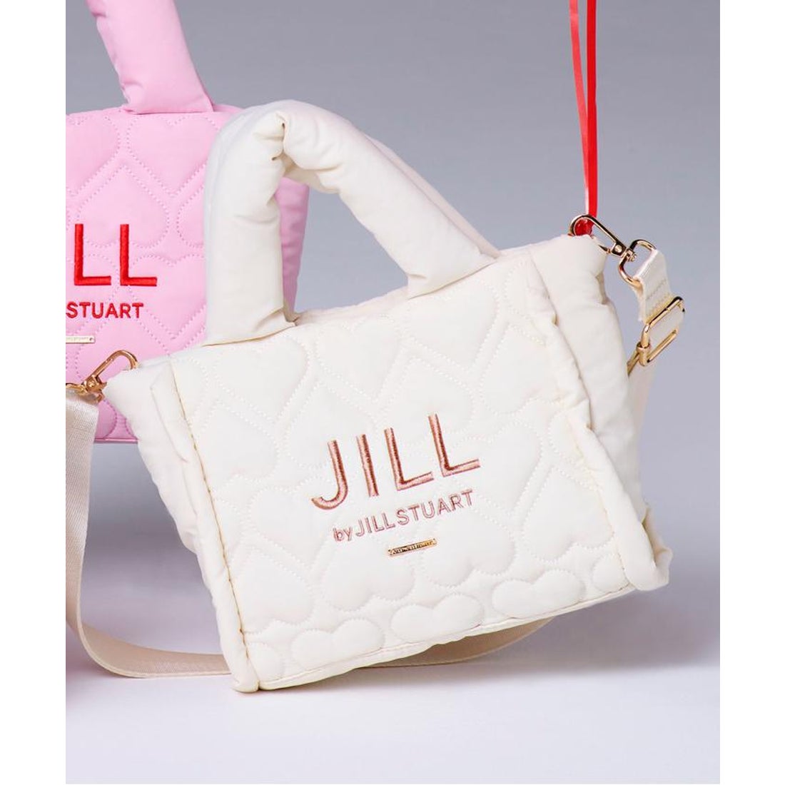 ジルバイジルスチュアート JILL by JILLSTUART ハートパフトート