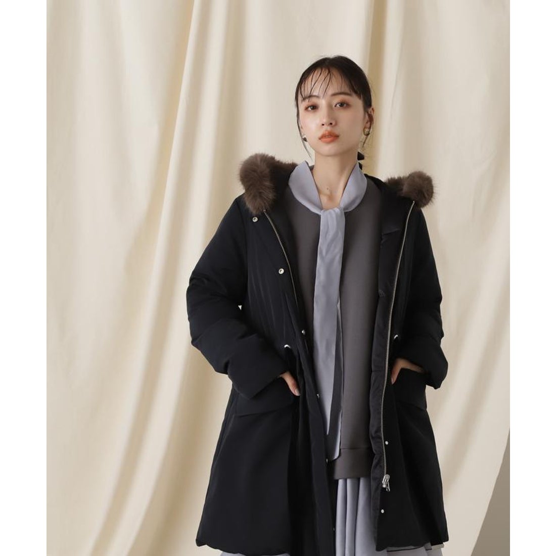 ジルバイジルスチュアート JILL by JILLSTUART ミリタリーリバーシブル