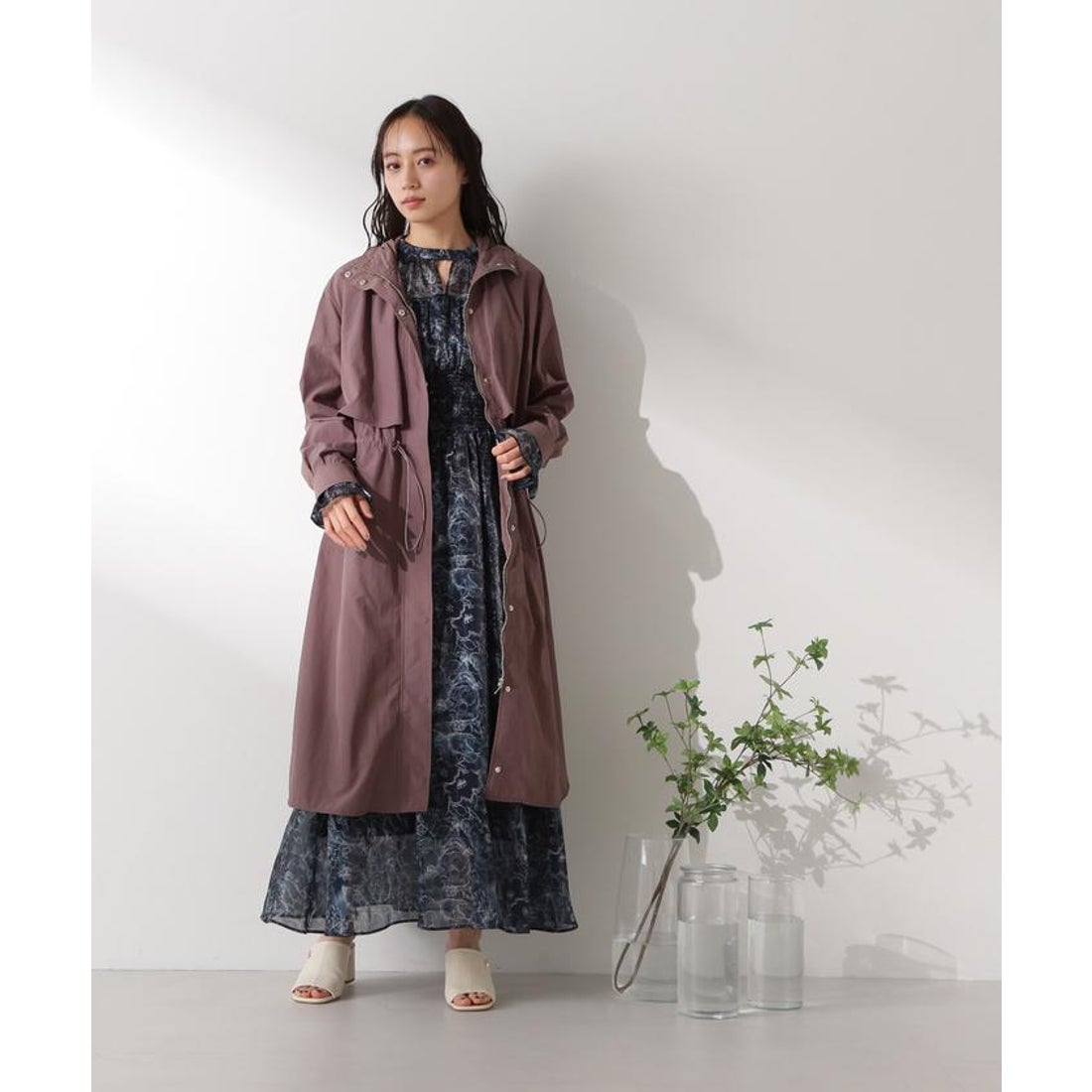 ジルバイジルスチュアート JILL by JILLSTUART ◇ナイロンロングコート