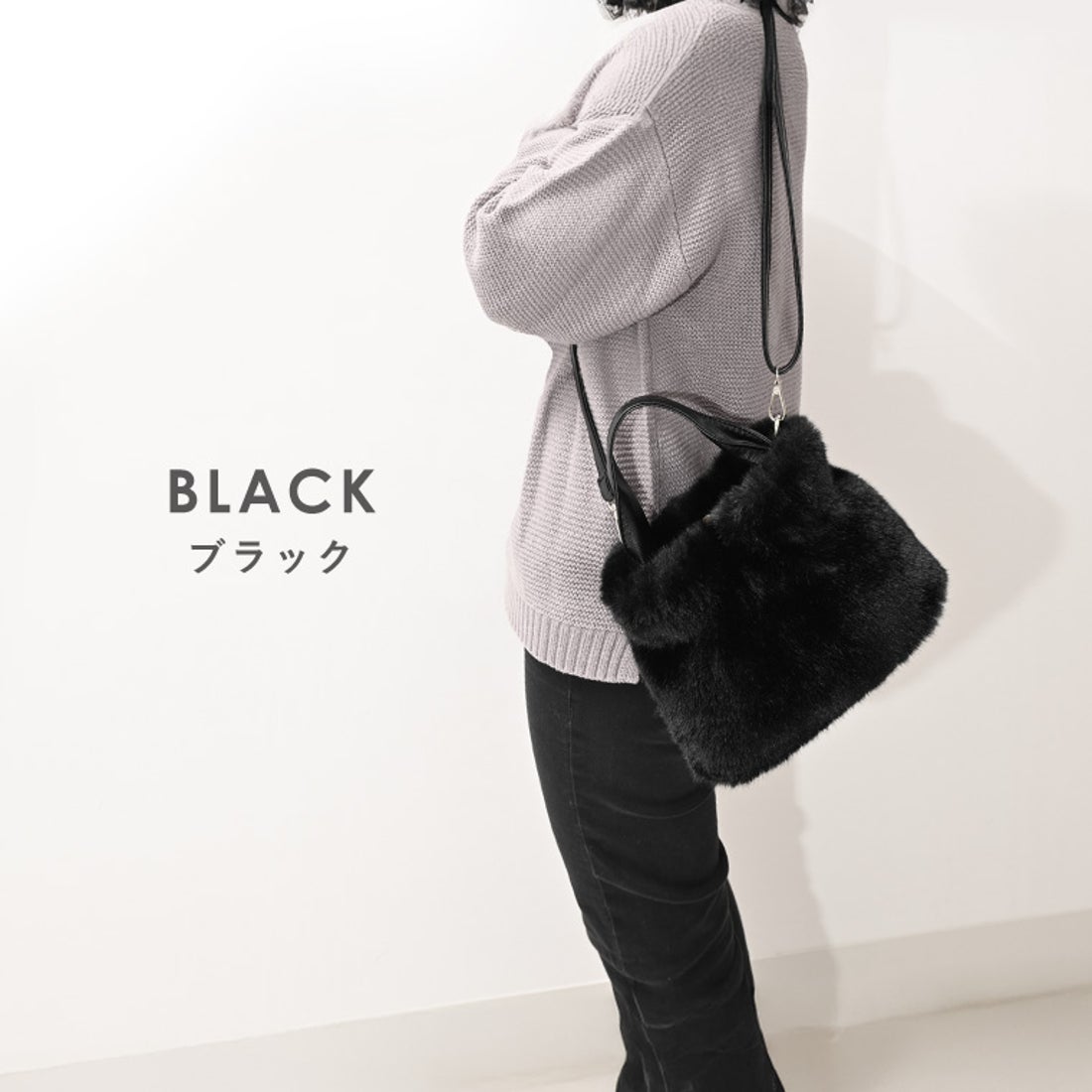 エクレボ exrevo ファーバッグ ショルダーバッグ レディース 斜めがけ