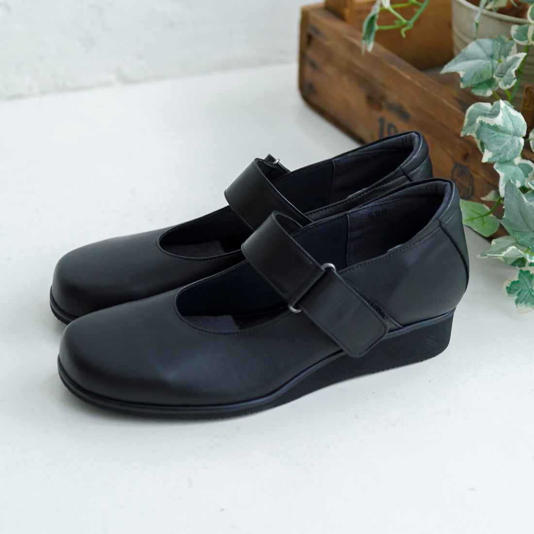 ジェイエス ハートレーベル JS Heartlavel 軽量 幅広 メリージェーン