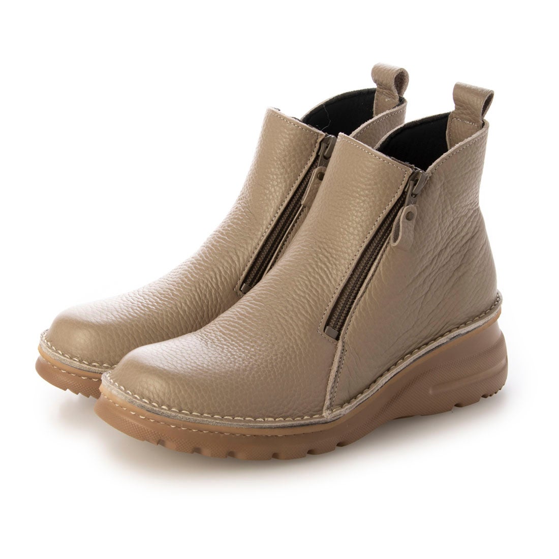 ジェイエス ハートレーベル JS Heartlavel 幅広 軽量 ダブルファスナー