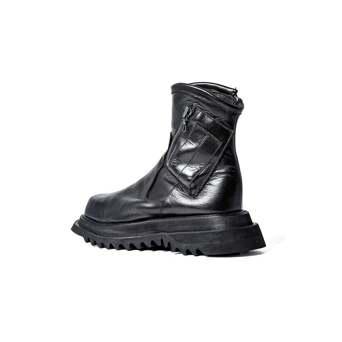 ユリウス JULIUS Cow Leather Side Zip Boots （BLACK） 通販 大阪