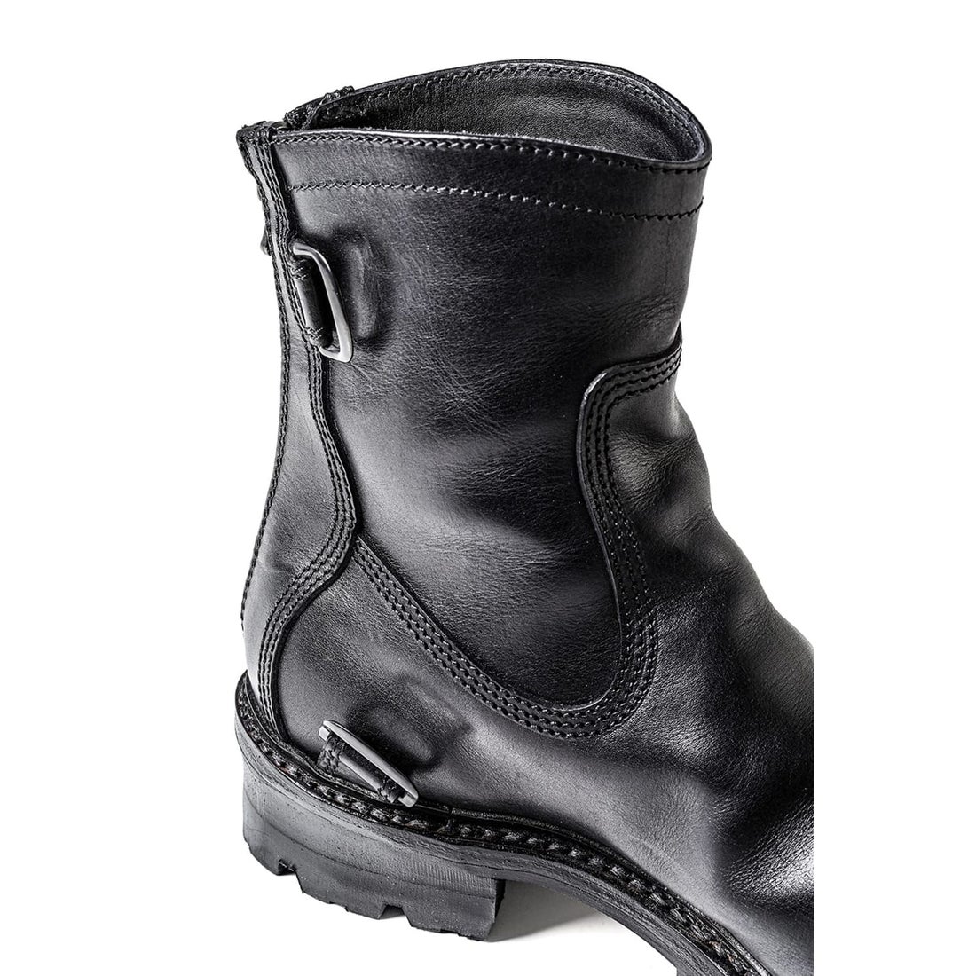 JULIUS Cow Skin Gun Holder Engineer Boots（BLACK） - Osaka / Kyoto