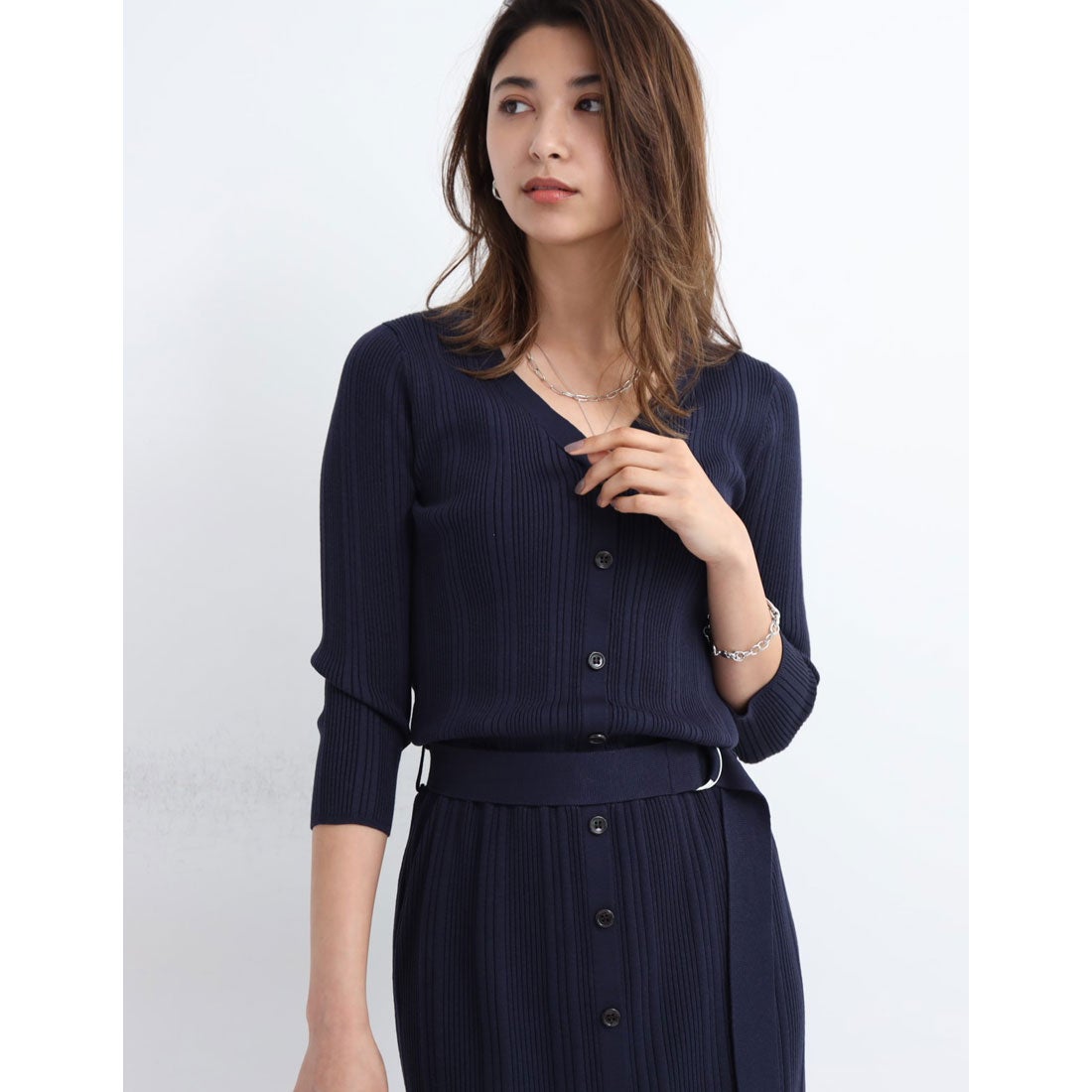 レイヤードケーブルミニワンピース（ワンピース）｜JUSGLITTY（ジャス