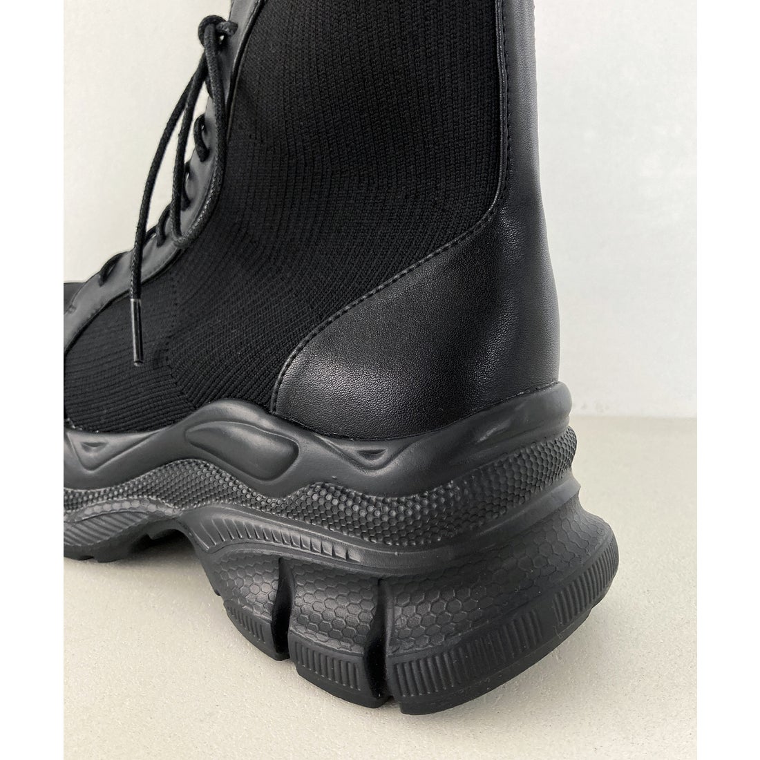 ORiental TRaffic スニーカーソールニットレースアップブーツ/41434