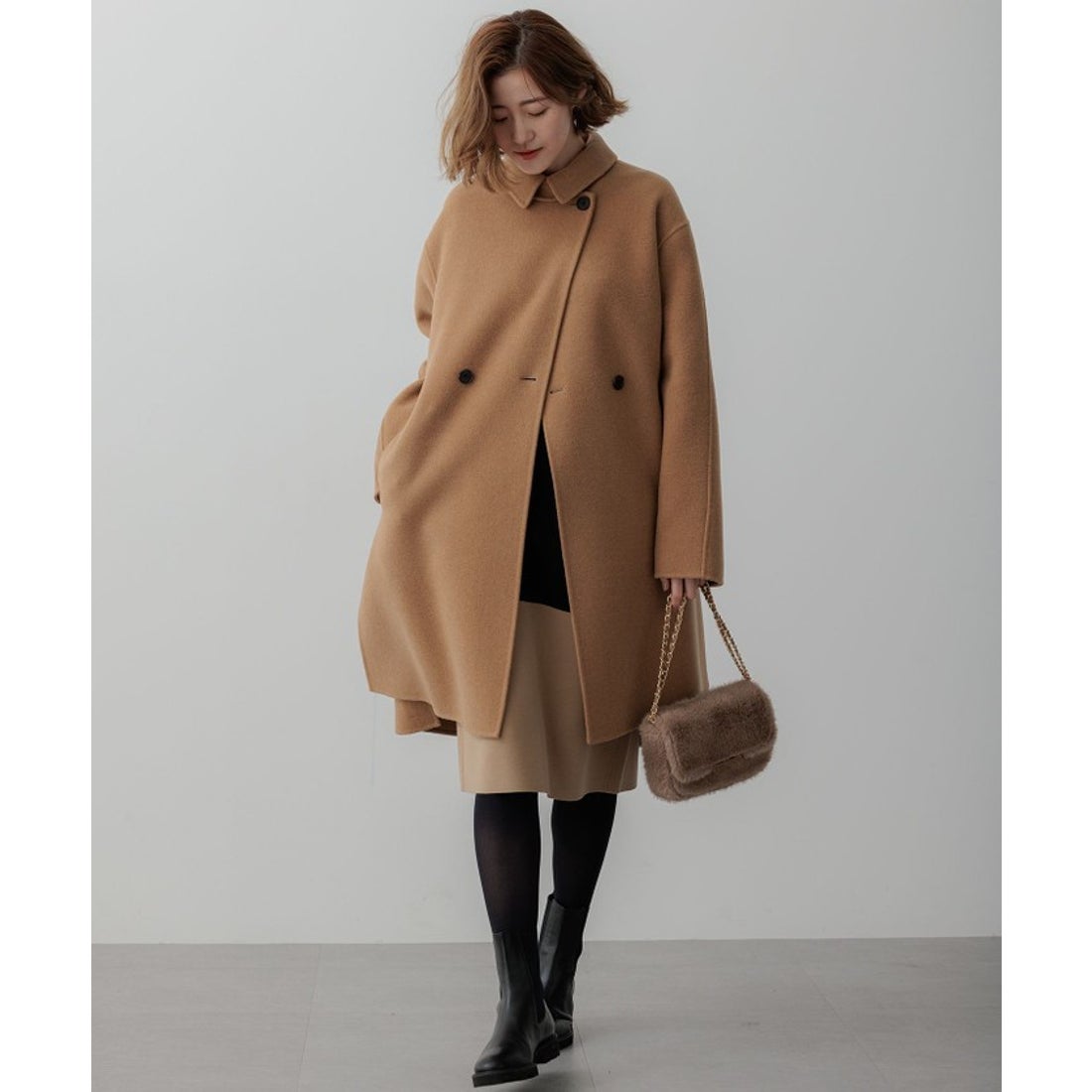 ニジュウサンク チイサイサイズ 23区 S MANTECOPure リバーコート