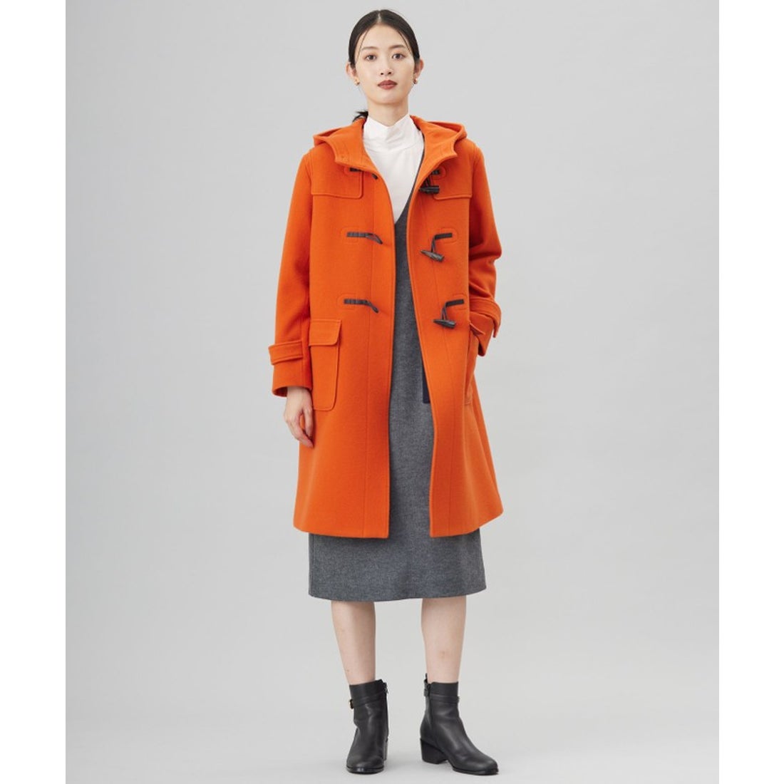 ジェイ プレス レディス J.PRESS LADIES Jackal 140sソフトメルトン