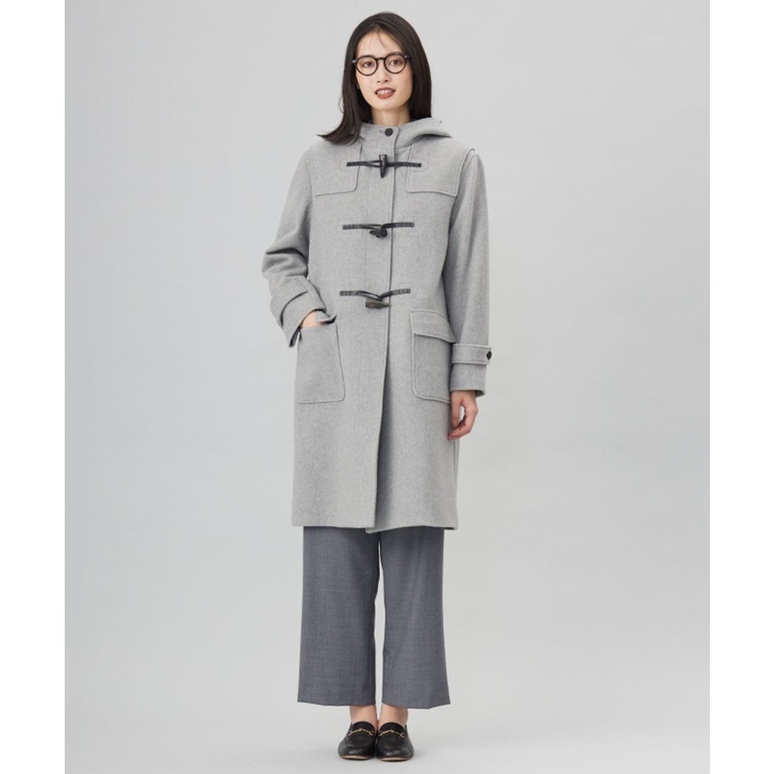 ジェイ プレス レディス J.PRESS LADIES Jackal 140sソフトメルトン