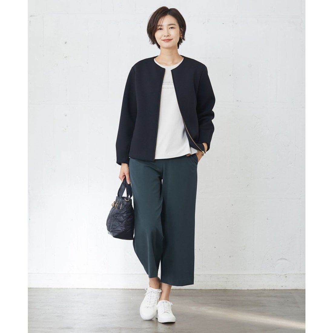 ジェイ プレス レディス J.PRESS LADIES 【洗える】アルガンシルク