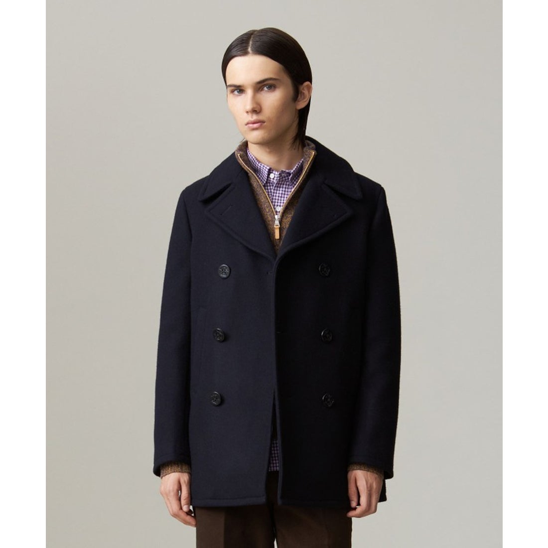 ジェイ プレス メン J.PRESS MEN 【定番】メルトンピーコート