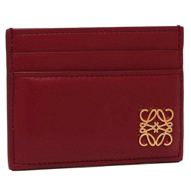 ロエベ LOEWE カードケース アナグラム パファー レッド レディース