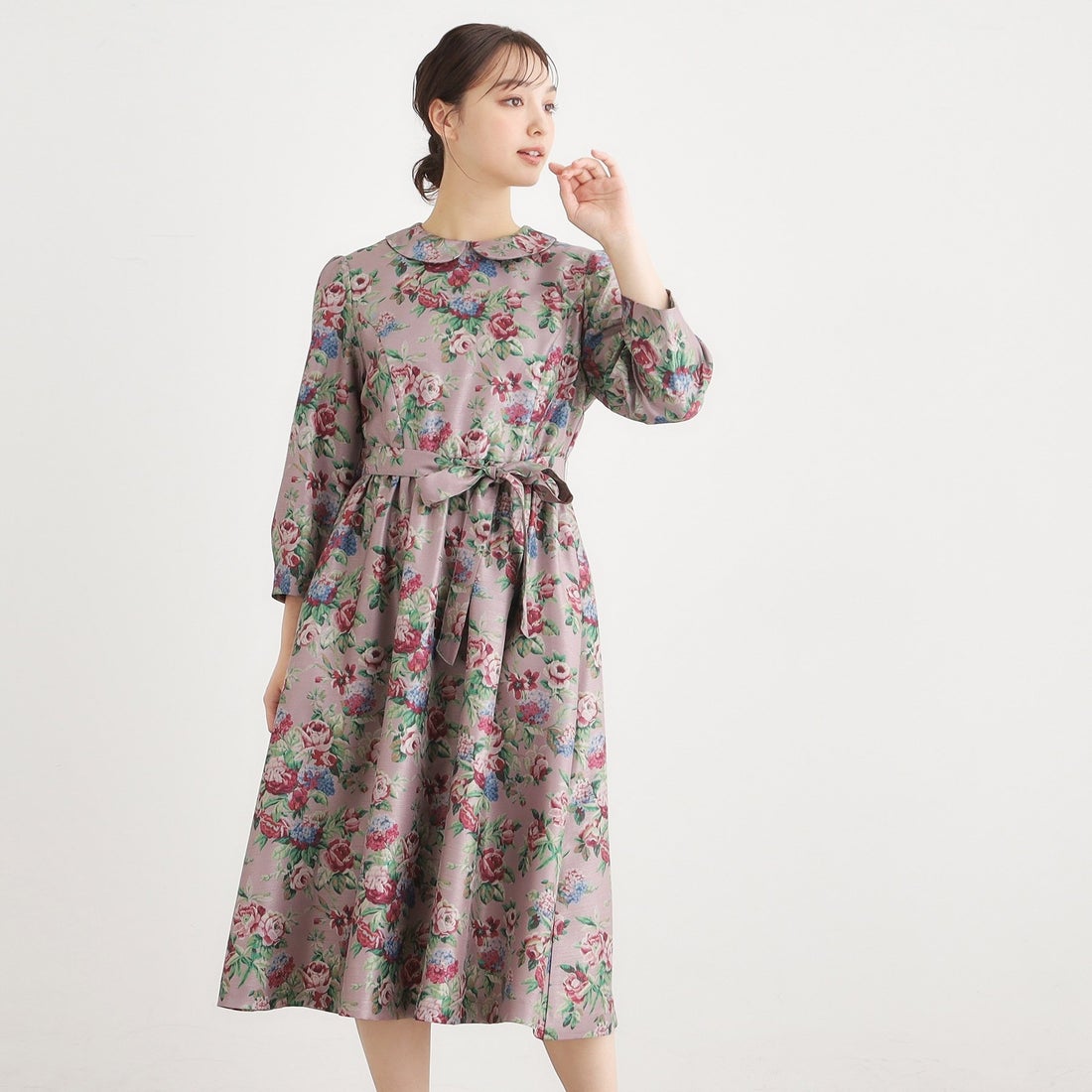 ローラ アシュレイ LAURA ASHLEY 【WEB限定／9分袖／M＿LL 3サイズ