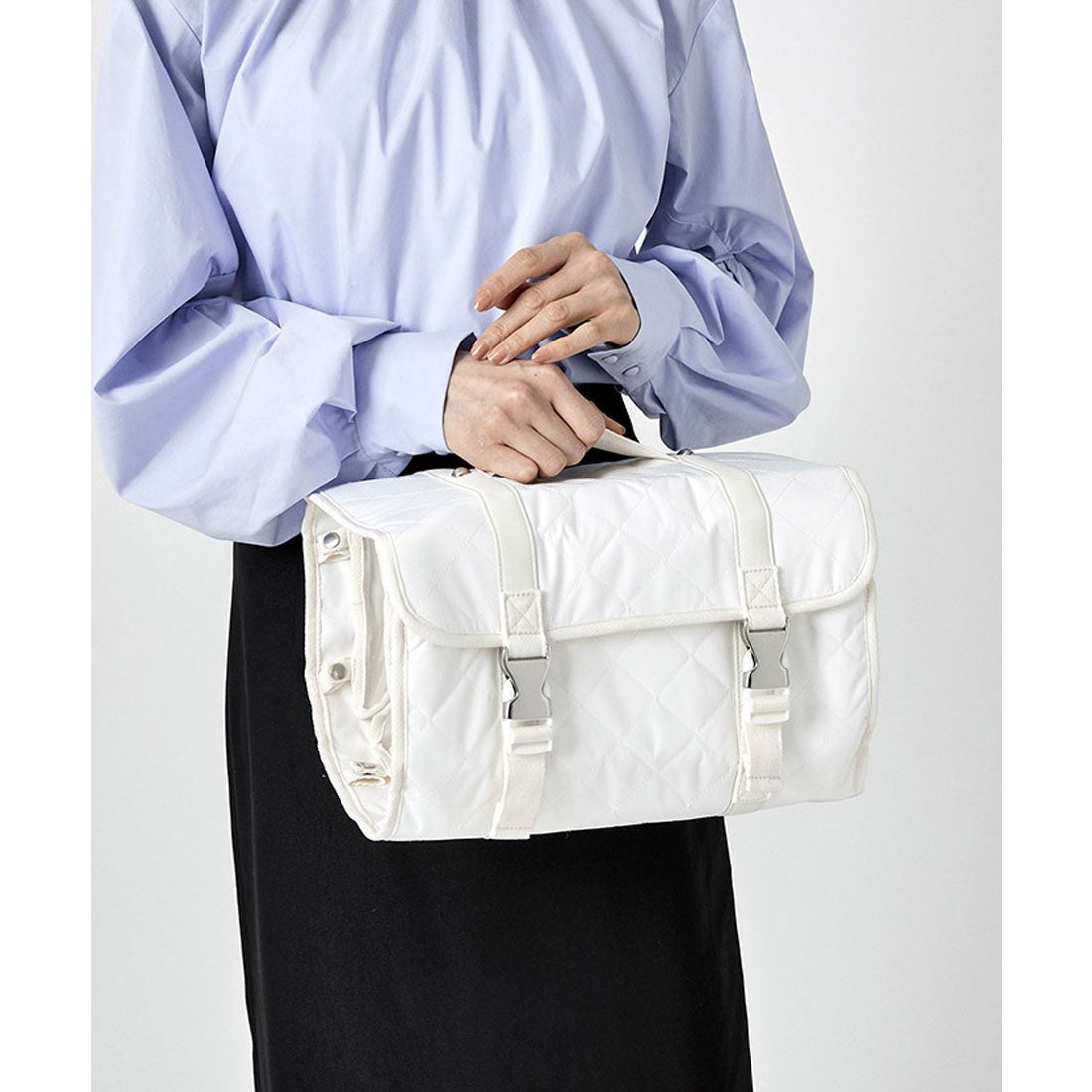 レスポートサック LeSportsac BEAUTY ROLL POUCH （ピュアホワイト