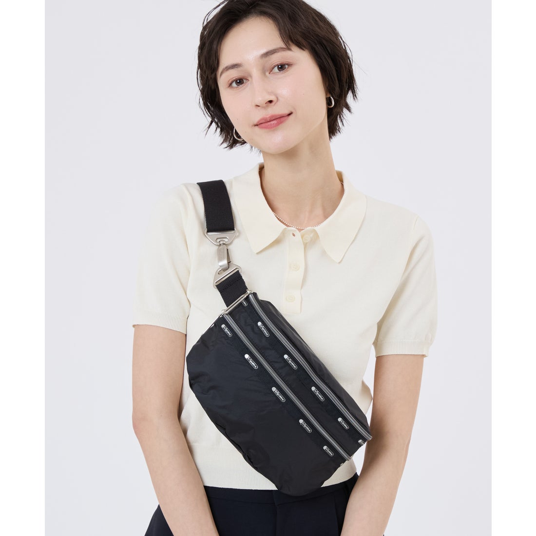 レスポートサック LeSportsac ESSENTIAL BELT BAG （ブラックC） -靴