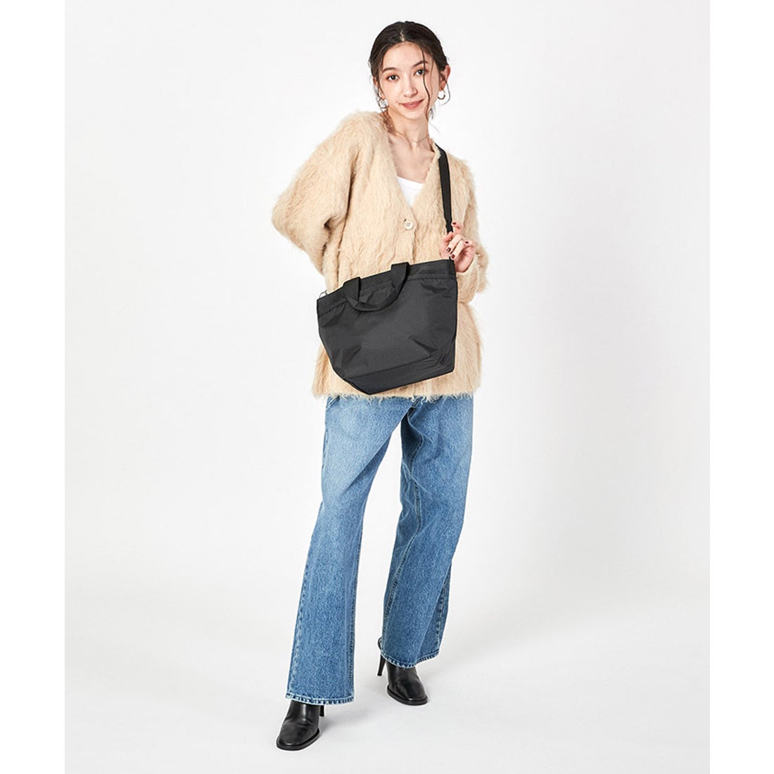 レスポートサック LeSportsac BUCKET TOTE （リサイクルドブラックJP