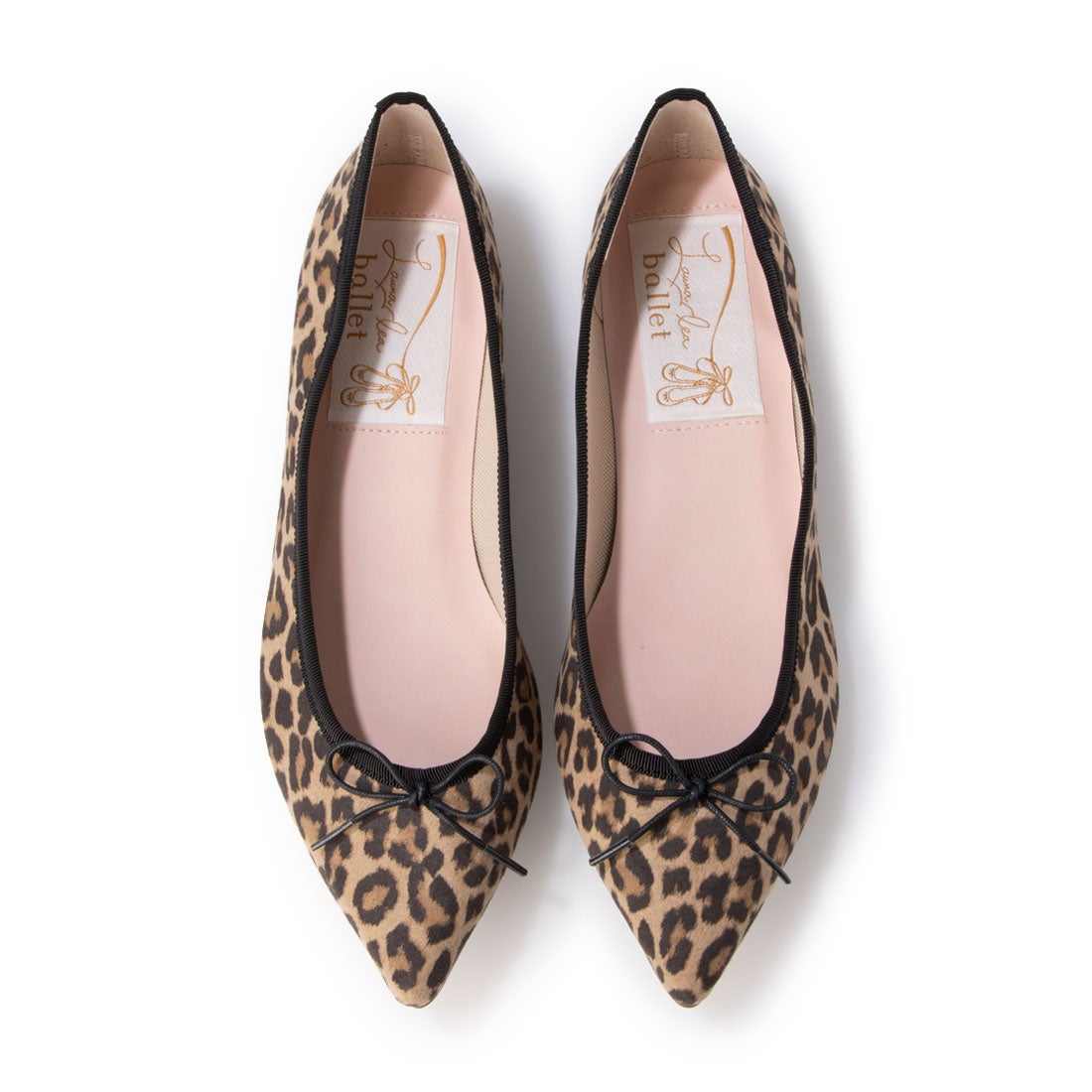 ポインテットトゥバレエシューズ(B4102A) （レオパードS） -レディース