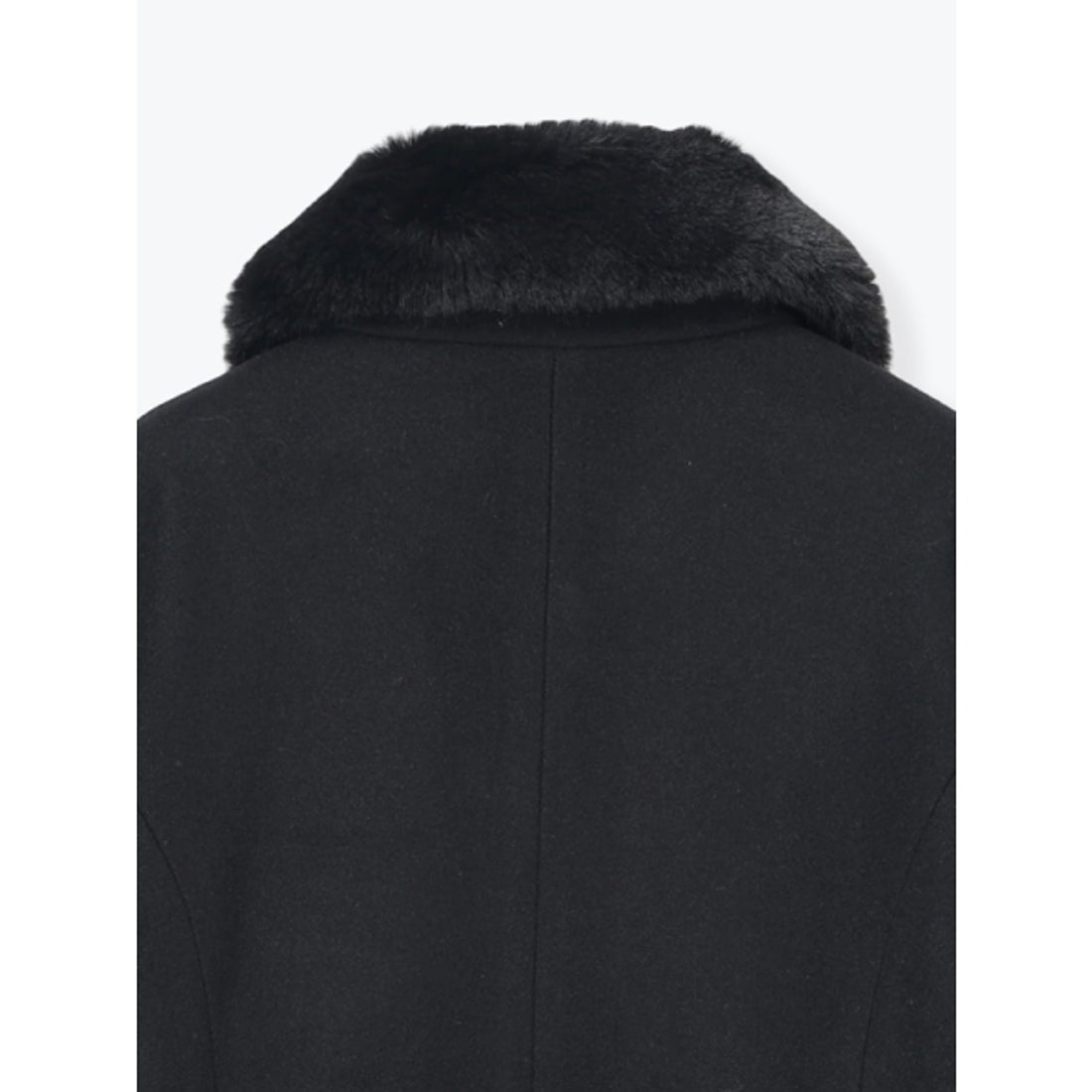 ルディックパーク Ludic Park フェイクウールファー襟付きロングコート