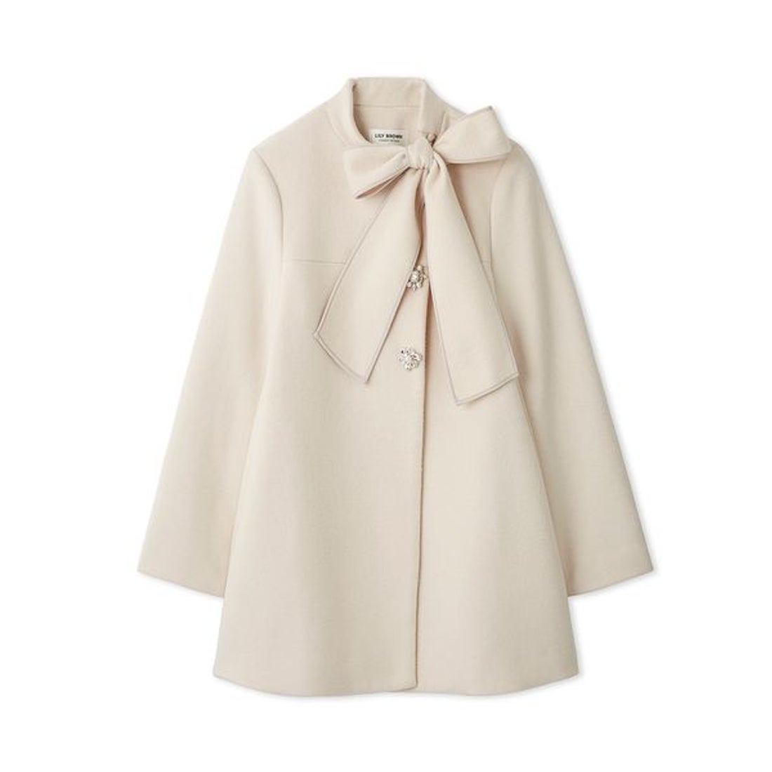 リリーブラウン LILY BROWN [L.B CANDY STOCK]Aラインビジューリボン