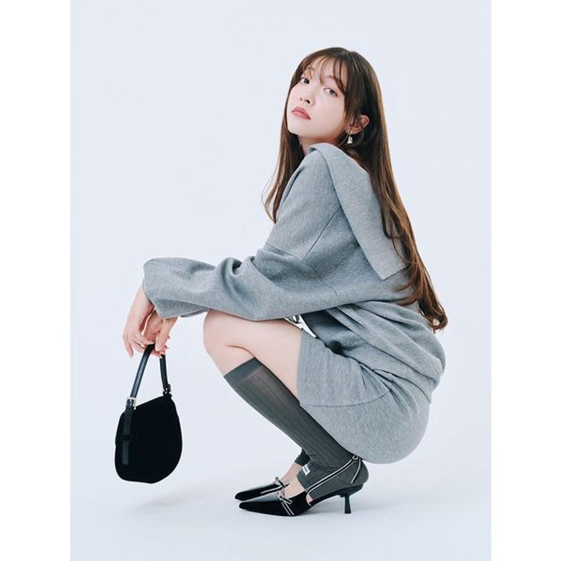 リリーブラウン LILY BROWN セーラーカラーボンディングセットアップ