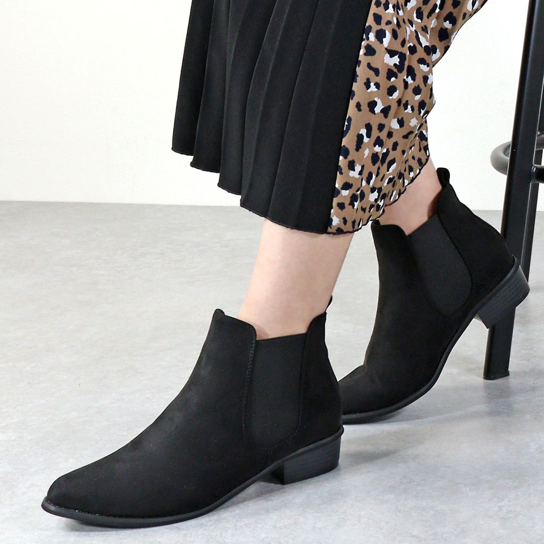 リバティードール LiBERTYDOLL 3.5cmヒールサイドゴアブーツ