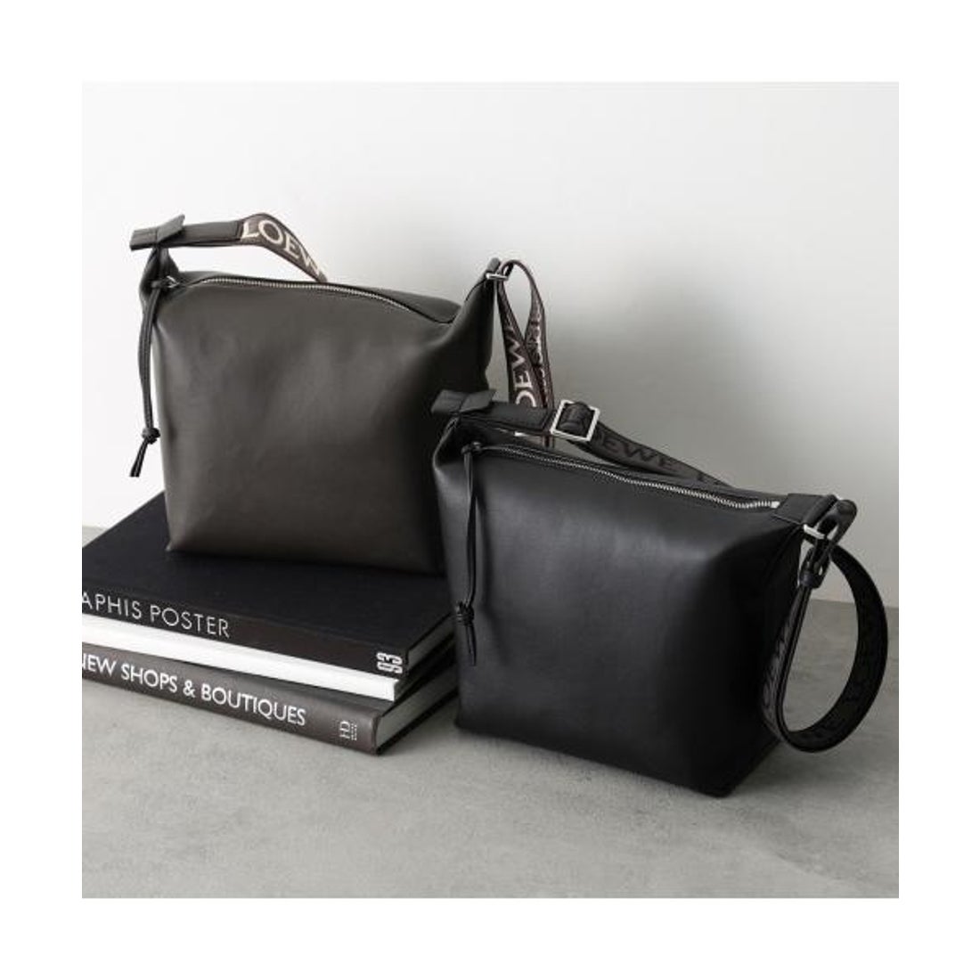 ロエベ LOEWE LOEWE ショルダーバッグ CUBI キュービィ （1220/DARK