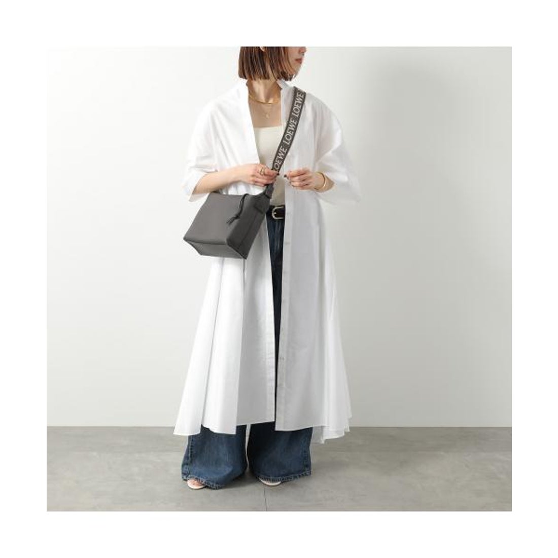 ロエベ LOEWE LOEWE ショルダーバッグ CUBI キュービィ （1220/DARK