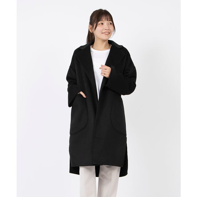 マダム ジョコンダ MADAM JOCONDE ウールダブルフェイス リバーコート