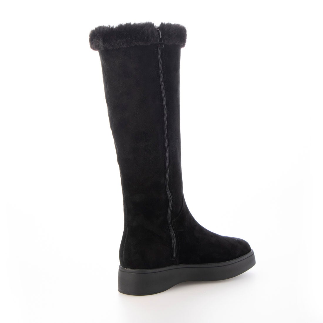 ランバン コレクション LANVIN COLLECTION フェイクファーロングブーツ