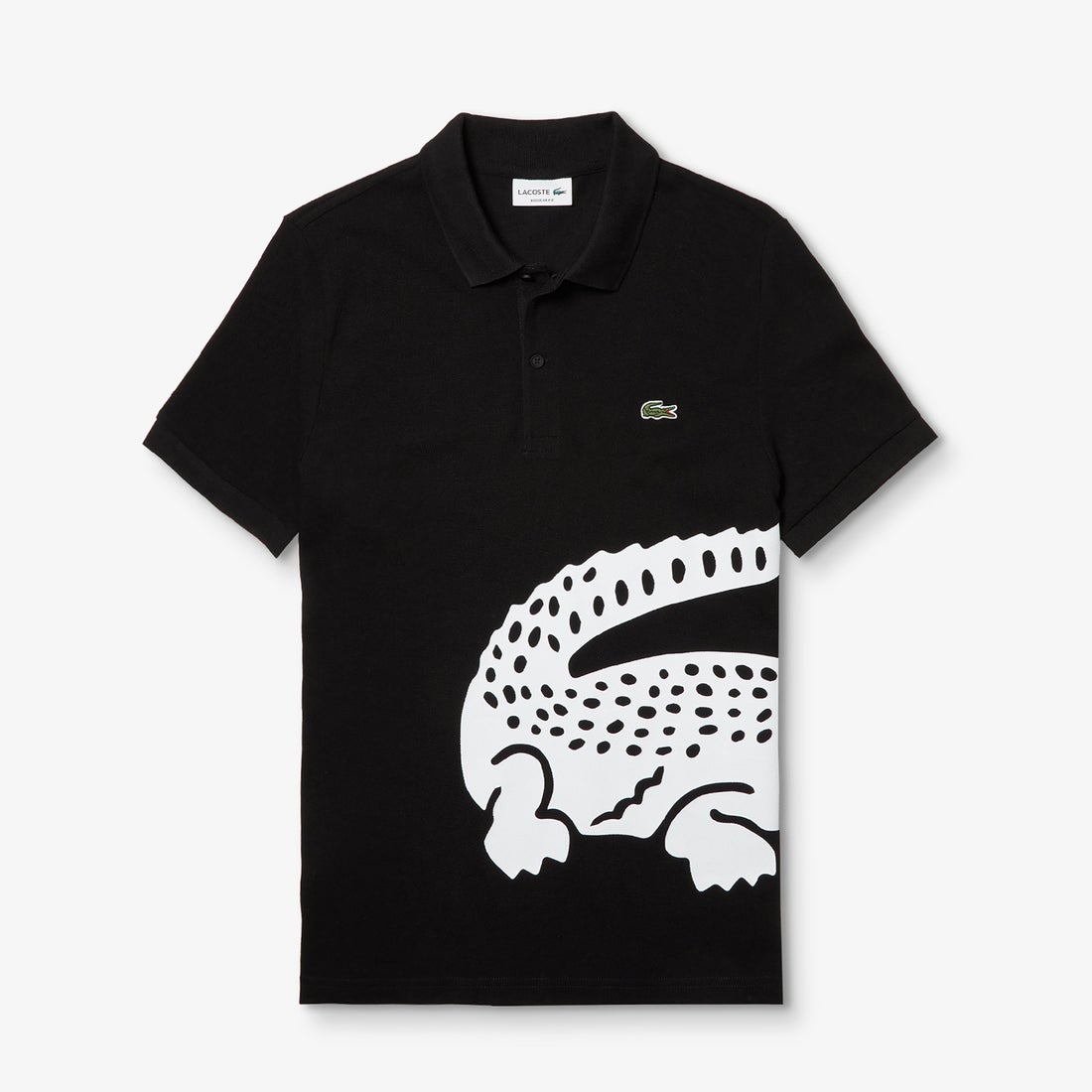ラコステ LACOSTE レギュラーフィット オーバーサイズワニプリント