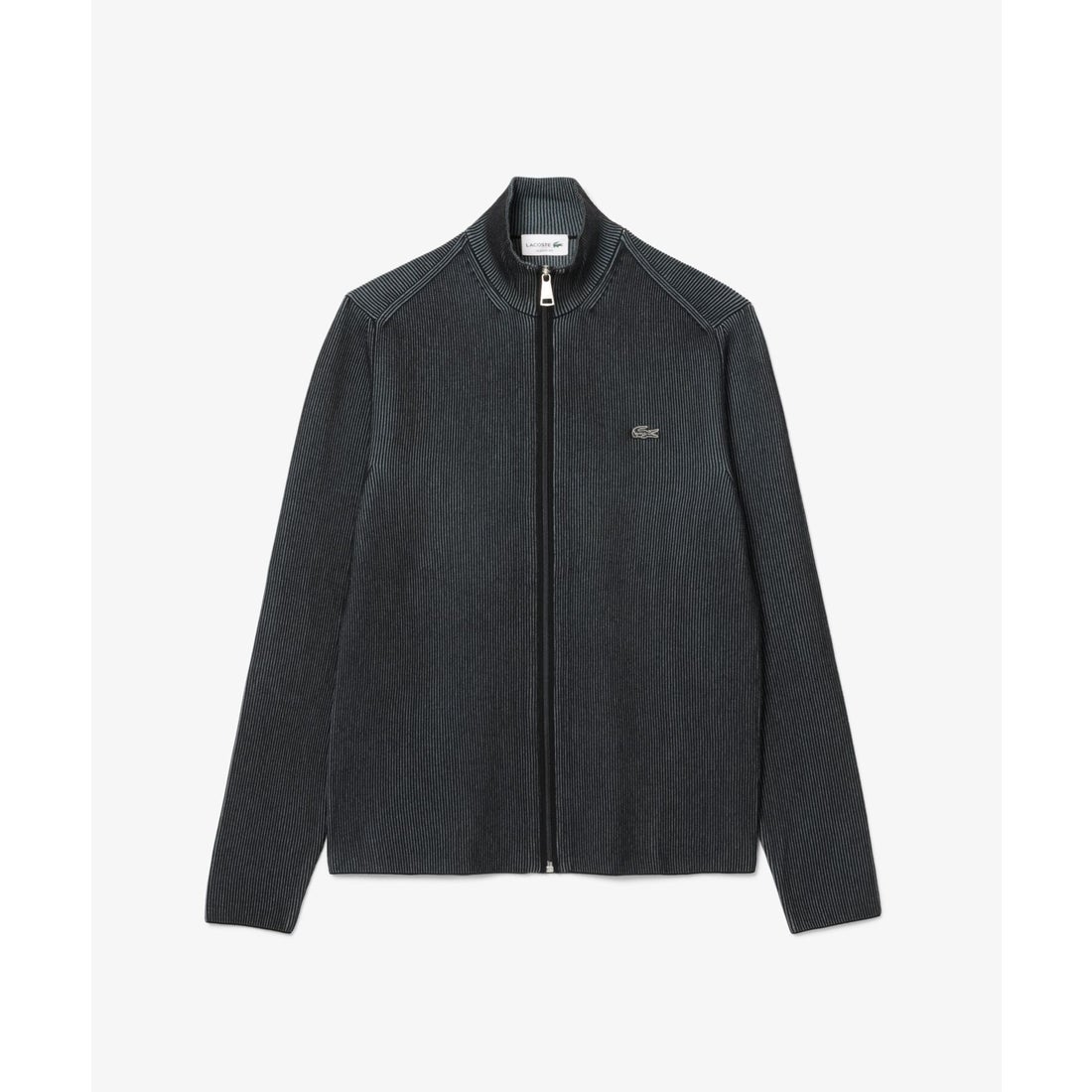 ラコステ LACOSTE リブニットトラックジャケット （ブラック