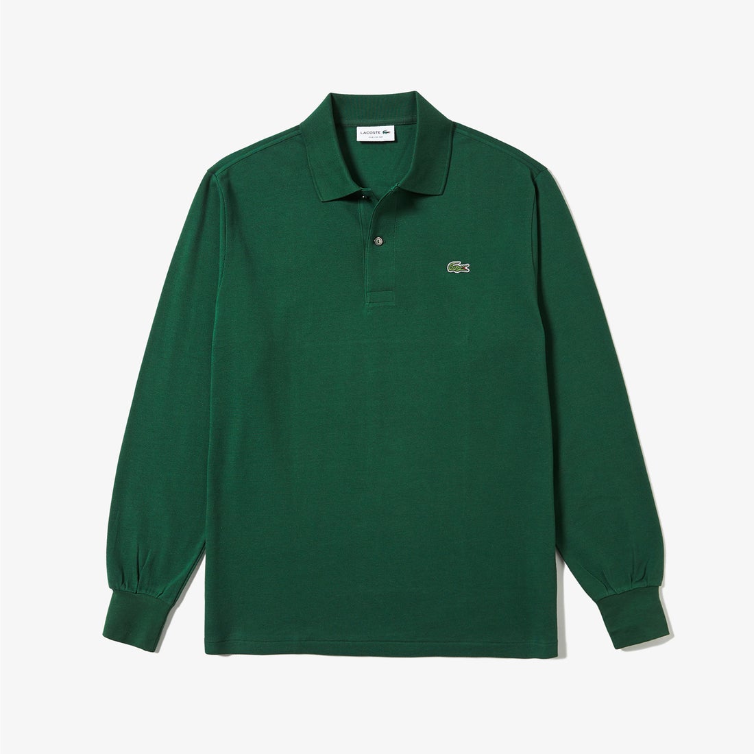 ラコステ LACOSTE オリジナルフィット 長袖 ポロシャツ （グリーン