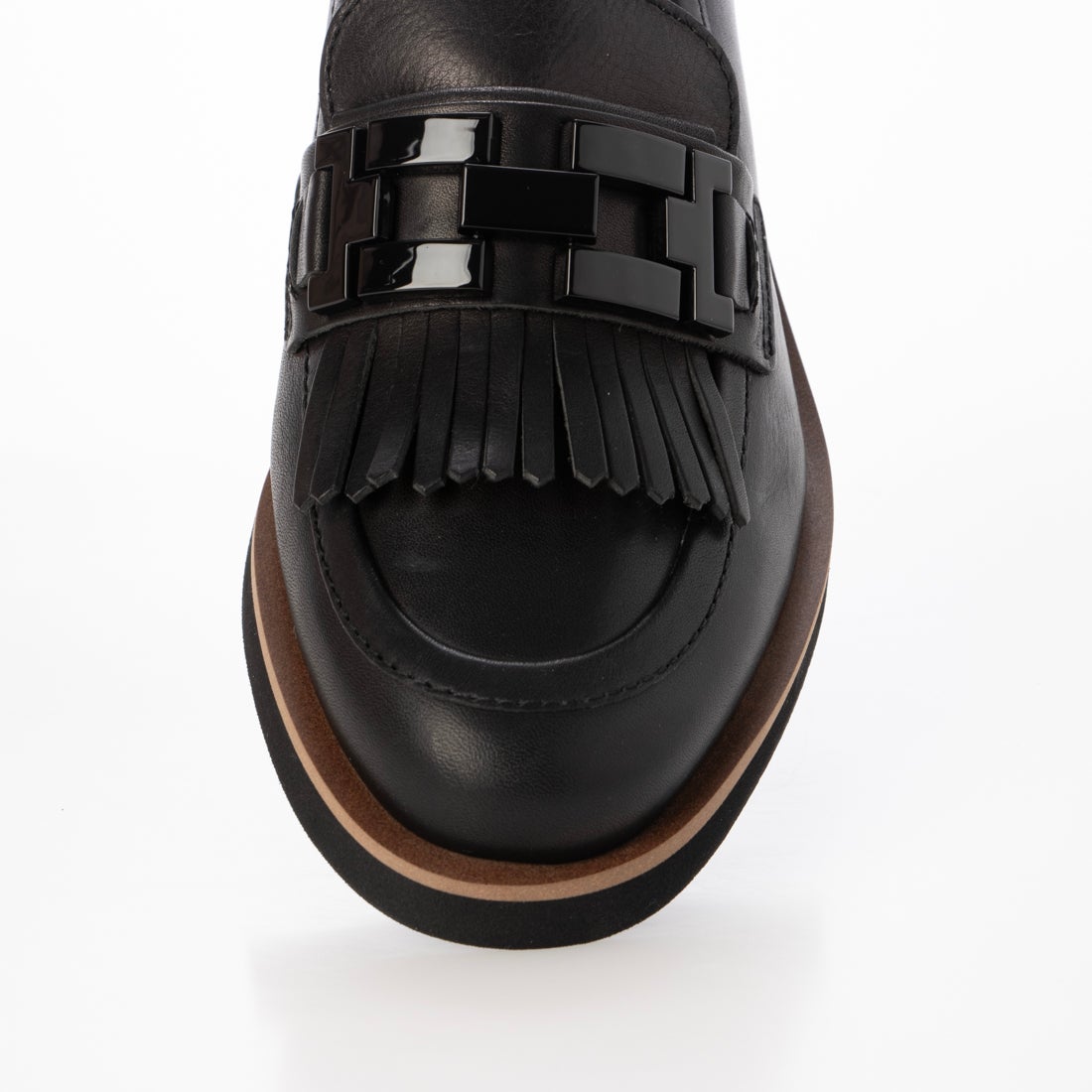 ランバン オン ブルー LANVIN en Bleu ビットフリンジローファー