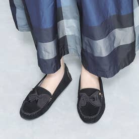 ランバン オン ブルー LANVIN en Bleu リボンモチーフソフトモカシン