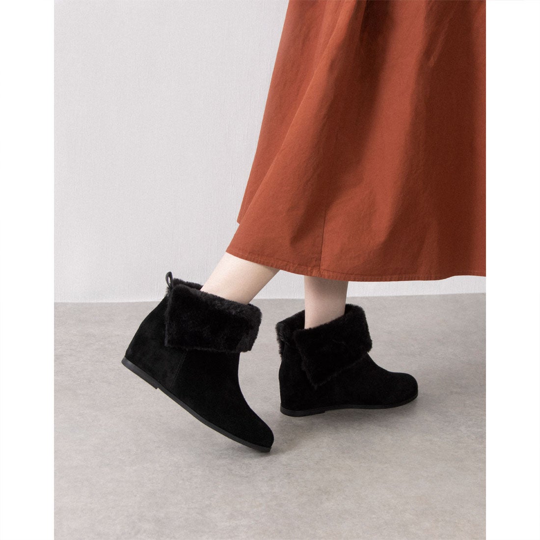 ランバン オン ブルー LANVIN en Bleu 【大きいサイズ】2WAYボア