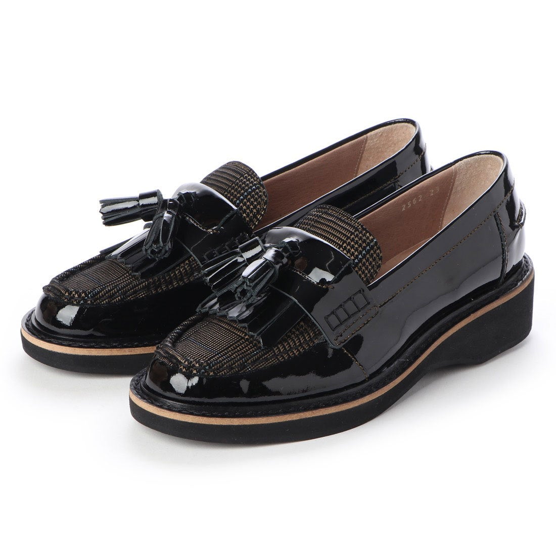 ランバン オン ブルー LANVIN en Bleu タッセルローファー （ブラック