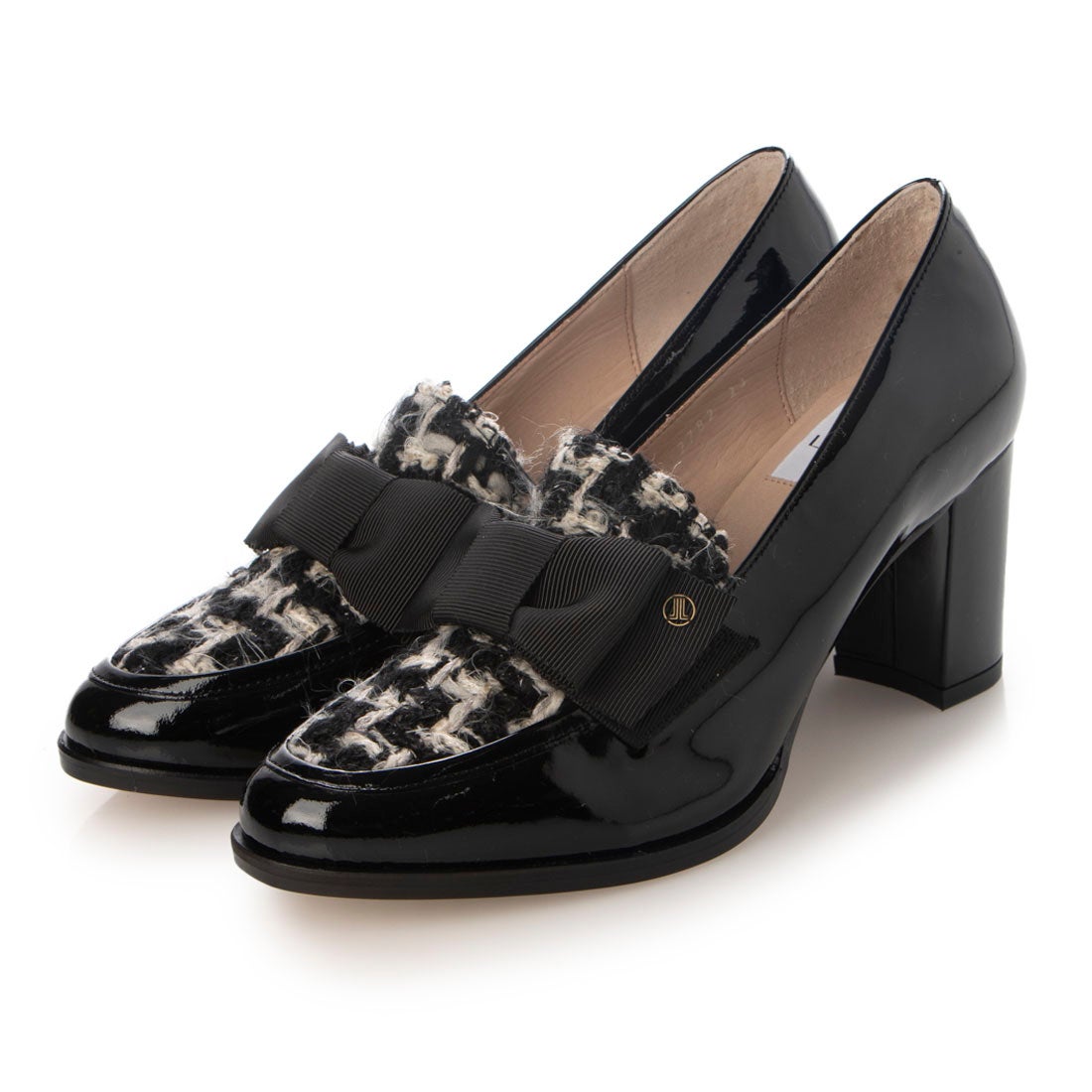 ランバン オン ブルー LANVIN en Bleu リボンモチーフヒールアップ