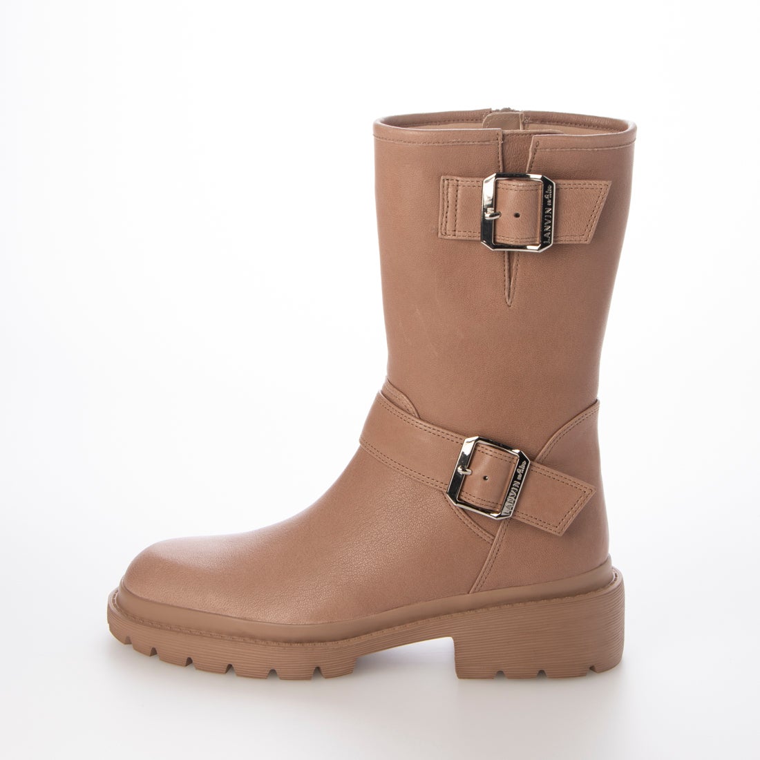 ランバン オン ブルー LANVIN en Bleu エンジニアブーツ （ベージュ