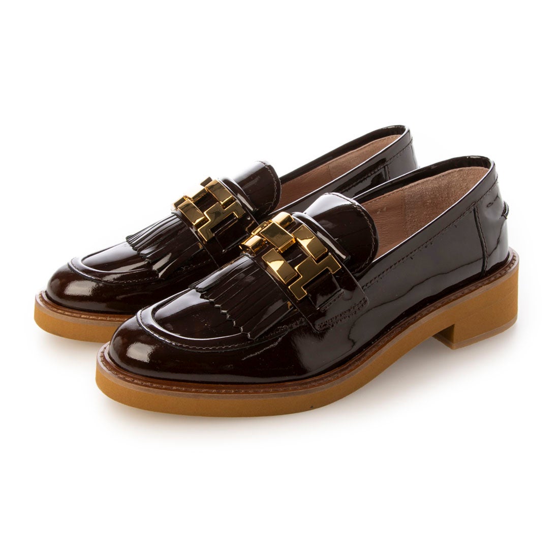 ランバン オン ブルー LANVIN en Bleu ビットフリンジローファー